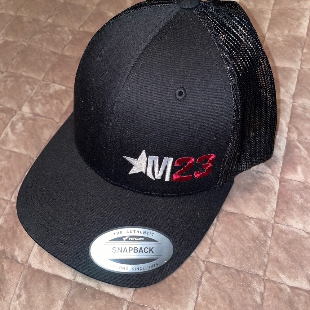 Murph 2023 Black Snapback Cap with Red Embroidery